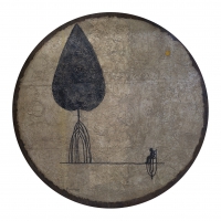 From the golden age of Cuban painting comes this rootsy gem, a masterpiece which stands out among the greatest classics of art history. Agustín Bejarano achieved what few painters have: to connote silence with visual language. He is one of the most notorious plastic artists worldwide.