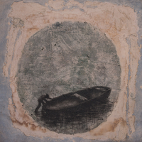 The Drama of the contemporary man “portrayed” by the Cuban artist Bejarano in his paintings also contains in elliptical form the drama of our remotest ancestors.