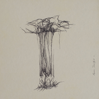 Lyrical and minimalist expressionism is that one practiced by Dania González, a creator of scenes of insubstantial existence.
