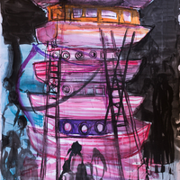 Kcho started his artistic trajectory in the nineties in Cuba, and from his deep esprit de corps and his own way of saying, he has played with the emotional upheaval of the exodus, the departure, the absence, “el balsero.” Now he has surprised us with a work of art which reflects the moment of the end of a period of the Cuban social reality appropriate to the new migratory laws USA-Cuba.