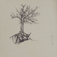 Los estudios anatómicos de Rembrandt y los dibujos de Egon Schiele se insinúan en el arte de Dania González como parte de sus posibilidades expresivas.