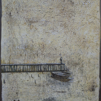The paintings of Bejarano are surely among our best representations of Cuban art, dwarfing all other. Canvas and acrylic were respectively space and technical instrument for his free game of blurring morphologies and praising the epics of daily life.